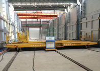 50T Traversal movement transverse coil car warehouse electric rail handling vehicle
