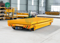 5 Ton Conductor Rail Powered Steerable Transfer Carts With Hydraulic Lifting Platform