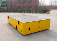 Carretilla eléctrica resistente de la plataforma del cargo plano orientable