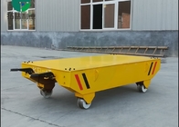 manual and towed rail track system wagon for inplant transport