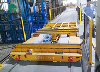 Assembly Line Electric Flatbed Platform Material Handling Rail Ferry Transfer Trolley