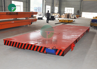Heavy Die transfer Car Electric Motor Driven Rail Flatbed Transfer Trolley For Industry Foundry Parts Handling
