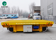 Explosion-Proof Automatically Guided Transport Cable Reel Powered Transfer Cart On Rails For Steel Parts Handling