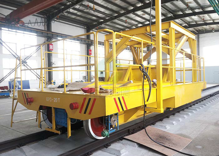 Copper plant using transport flat coil handing cart on railway exported to Chile