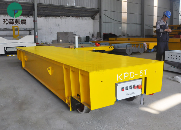 5 toneladas abultan cama material de Warehouse Tow Cart Electrical With Flat del controlador