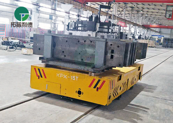 Precast concrete factory use mold cart for heacy material transporting from bay to bay
